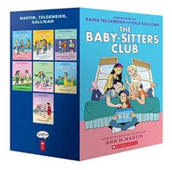 Baby Sitters Club Graphic Novels Box Set (1–7) Paperback (Kristy's Great Idea,Truth About Stacey ,Mary Anne Saves the Day ,Claudia and Mean Janine ,Dawn and the Impossible Three ,Kristy’s Big Day ,Cla