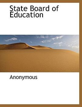 Hardcover State Board of Education Book
