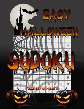 Paperback Easy Halloween Sudoku: Beginner level [Large Print] Book