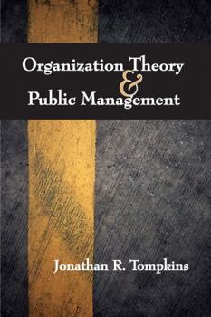 Paperback Organization Theory and Public Management Book