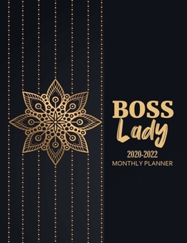 Boss Lady: 2020-2022 Monthly Planner: 3 Year Monthly Planner 2020-2022 | Monthly Calendar Organizer Agenda for 3 Years | 2020-2022 Monthly Planner for Personal Use and Work