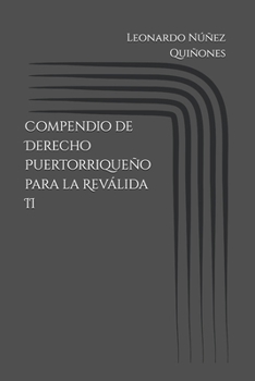 Paperback Compendio de Derecho Puertorriqueño para la Reválida II [Spanish] Book