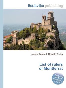 Paperback List of Rulers of Montferrat Book