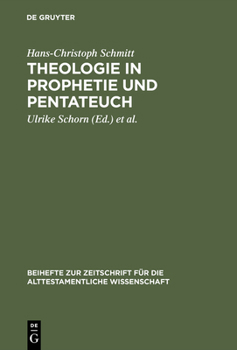 Hardcover Theologie in Prophetie und Pentateuch [German] Book