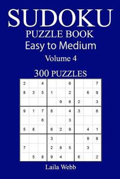 Paperback 300 Easy to Medium Sudoku Puzzle Book