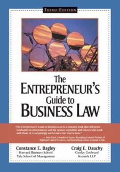 Paperback The Entrepreneur's Guide to Business Law Book