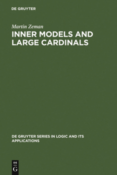 Hardcover Inner Models and Large Cardinals Book