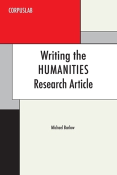 Paperback Writing the Humanities Research Article Book