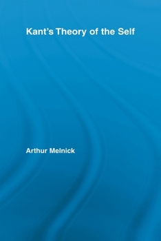 Paperback Kant's Theory of the Self Book