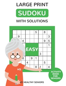 Paperback Large Print Sudoku Easy: Activities Book for Seniors [Large Print] Book