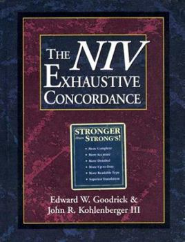 Hardcover The NIV Exhaustive Concordance ( A Regency Reference Library Book) Book