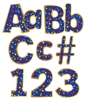 Misc. Sparkle and Shine Rainbow Confetti Bulletin Board Letters Book
