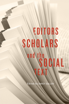 Paperback Editors, Scholars, and the Social Text Book