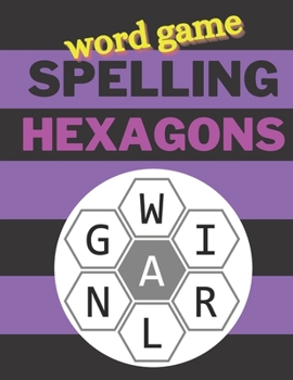 Paperback Word Game Spelling Hexagons: 100 Letter Puzzles as seen in the NYT Book