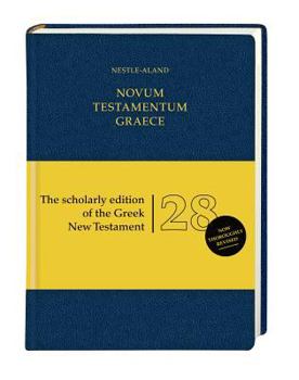 Paperback Novum Testamentum Graece: Nestle Aland, Flexisoft Edtion, Blue, Imitation Leather (English, German and Greek Edition) Book