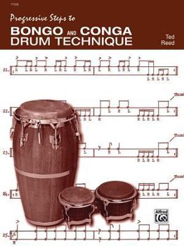 Paperback Progressive Steps to Bongo and Conga Drum Technique Book