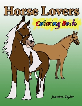 Paperback Horse Lovers Coloring Book