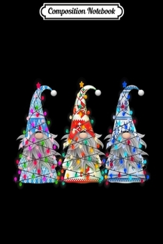 Composition Notebook: Cute Nordic Gnomes Costume Christmas Ugly Pajamas Xmas Gift  Journal/Notebook Blank Lined Ruled 6x9 100 Pages