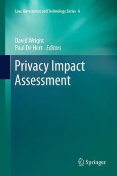 Paperback Privacy Impact Assessment Book