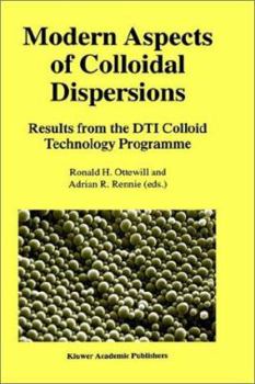 Hardcover Modern Aspects of Colloidal Dispersions: Results from the Dti Colloid Technology Programme Book