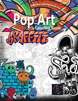 Paperback Graffiti pop art coloring book, coloring books for adults relaxation: Doodle coloring book