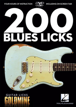 DVD 200 Blues Licks: Guitar Licks Goldmine Book