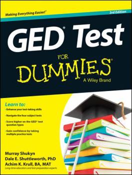Paperback GED Test for Dummies Book