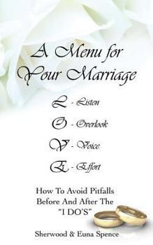 Paperback A Menu for Your Marriage Book