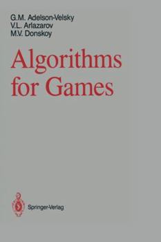 Paperback Algorithms for Games Book