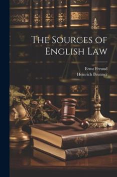 Paperback The Sources of English Law Book