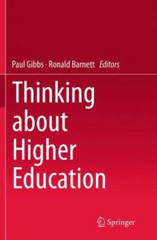 Paperback Thinking about Higher Education Book