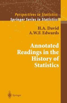 Paperback Annotated Readings in the History of Statistics Book
