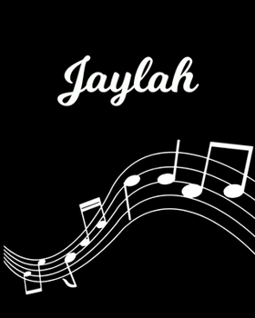 Jaylah: Sheet Music Note Manuscript Notebook Paper | Personalized Custom First Name Initial J | Musician Composer Instrument Composition Book | 12 ... Guide | Create Compose & Write Creative Songs