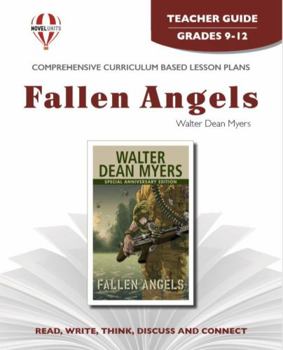 Paperback Fallen Angels - Teacher Guide by Novel Units Book