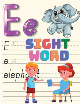 Paperback Sight Words Workbook: Trace, and then Write the Sight Word, Activity Book for Kindergarten Kids, Toddlers and Preschoolers! Book