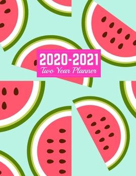 Paperback 2020-2021 Two Year Planner: Nifty Calendar Year Vision Planner (January 2020 - December 2021) - Monthly and Weekly Schedule Organizer and Journal Book