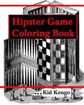 Paperback Hipster Games Coloring Book