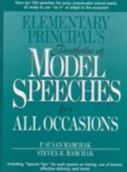 Paperback Elementary Principal's Portfolio of Model Speeches for All Occasions Book