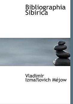 Hardcover Bibliographia Sibirica [Large Print] Book