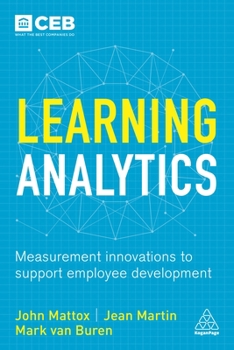Paperback Learning Analytics: Measurement Innovations to Support Employee Development Book