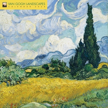 Calendar Vincent Van Gogh Landscapes Wall Calendar 2024 (Art Calendar) Book
