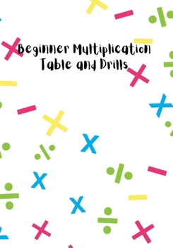 Paperback Beginners multiplication tables and drills Book