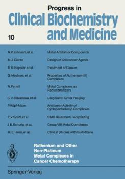 Paperback Ruthenium and Other Non-Platinum Metal Complexes in Cancer Chemotherapy Book