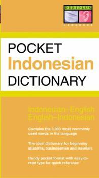 Paperback Pocket Indonesian Dictionary: Indonesian-English English-Indonesian Book