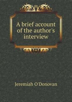 Paperback A brief account of the author's interview Book