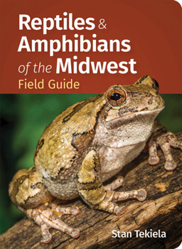 Paperback Reptiles & Amphibians of the Midwest Field Guide Book