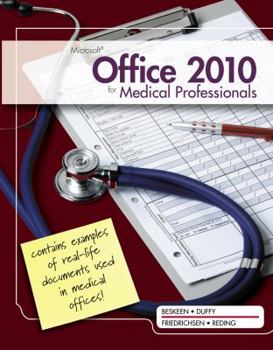 Paperback Microsoft Office 2010 for Medical Professionals Book