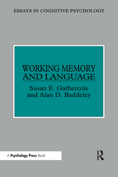 Paperback Working Memory and Language Book