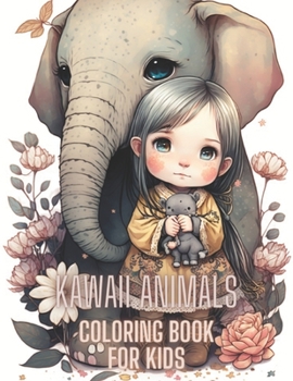 Paperback "Adorable Animals: A Kawaii Coloring Book for Kids" Book