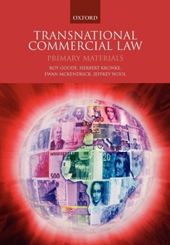 Paperback Transnational Commercial Law: Primary Materials Book